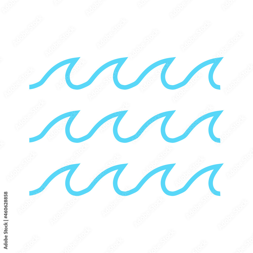 water waves icon