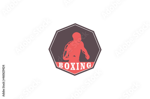 classic Badges of Boxing logo design. Perfect for your Sport Shop or Sport team Club