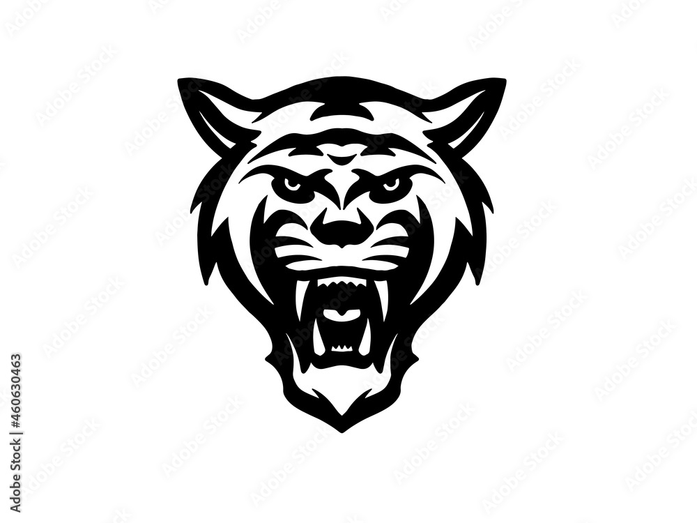 Tiger Mascot Graphic