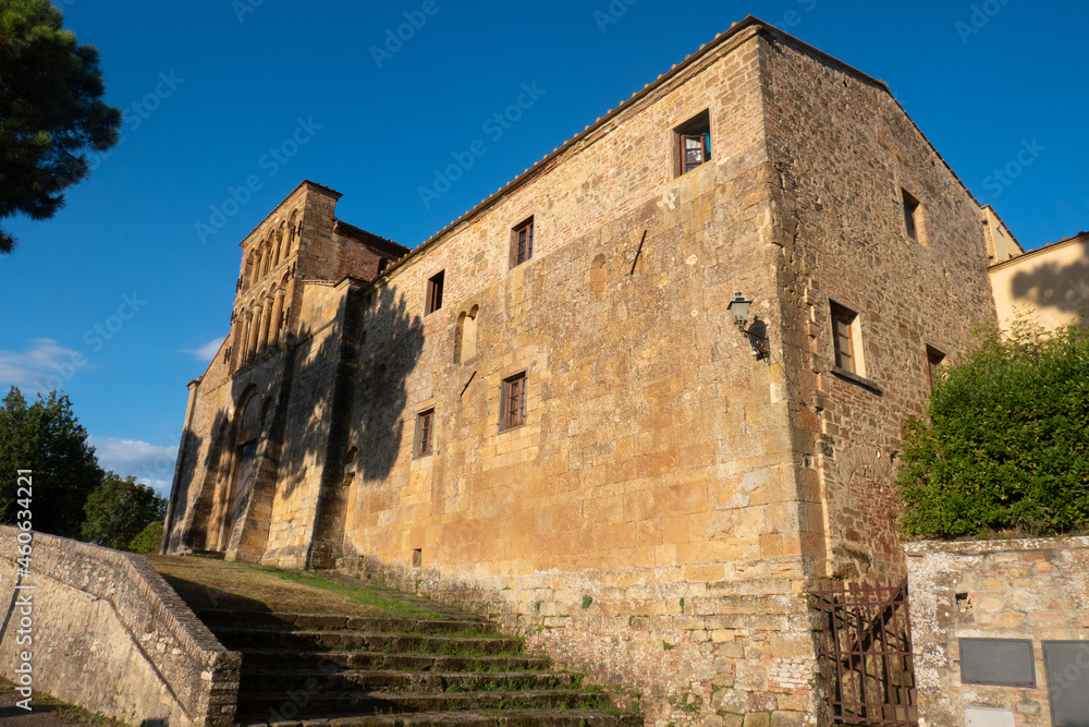 Pieve di Santa Maria Assunta a Chianni, Gambassi Terme, Tuscany, Italy Pieve di Santa Maria Assunta a Chianni, Gambassi Terme, Tuscany, Italy