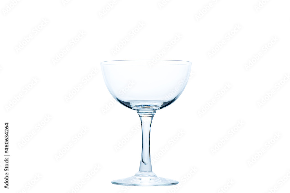 empty Margarita glass solated on white background, empty Margarita glass solated on white background,
