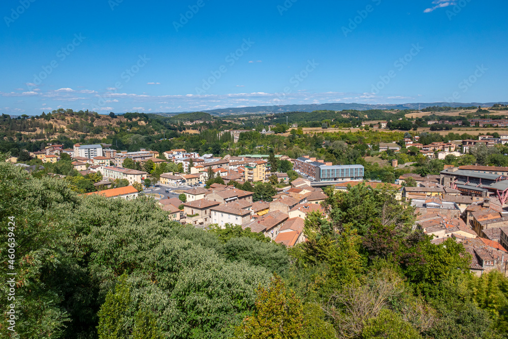 Little town of Colle Val d'Elsa, Tuscany, along via Francigena