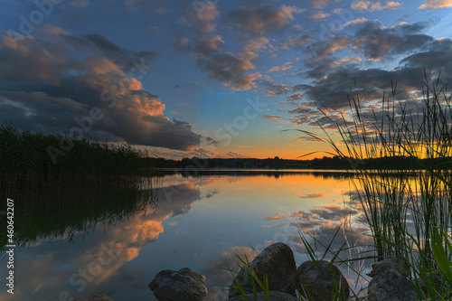 Sonnenuntergang am Hemmelsdorfer See photo