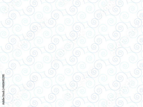 seamless pattern with curves light gray colour on a white background 