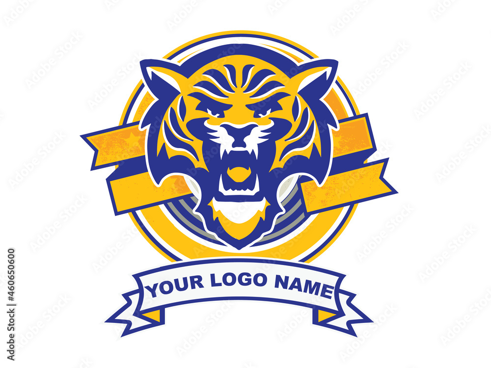 Tiger Mascot Graphic Tiger Mascot Graphic
