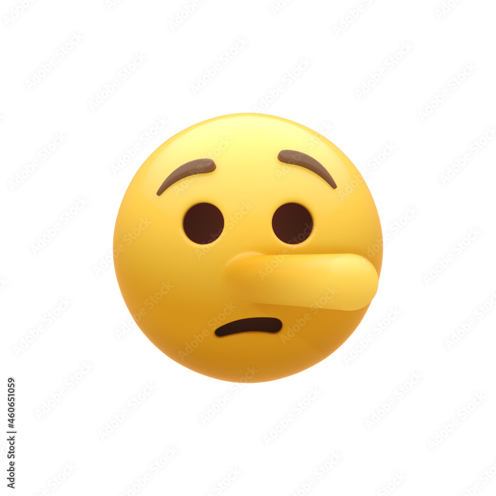 Fototapeta premium Liar Smiley Face