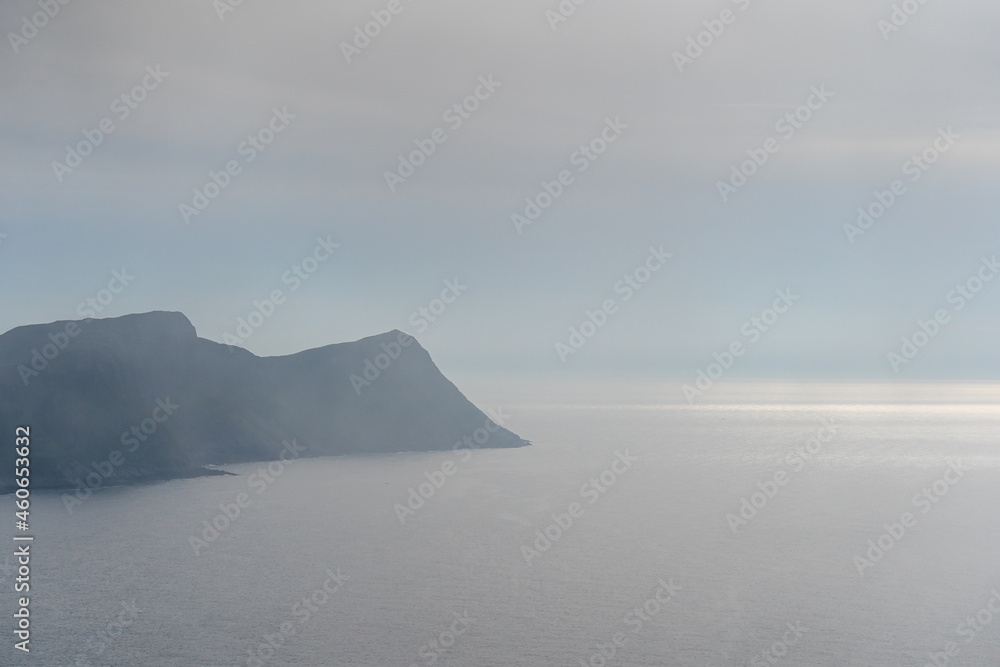 View to Nerlandsøy from the bird Island Runde. View to Nerlandsøy from the bird Island Runde.
