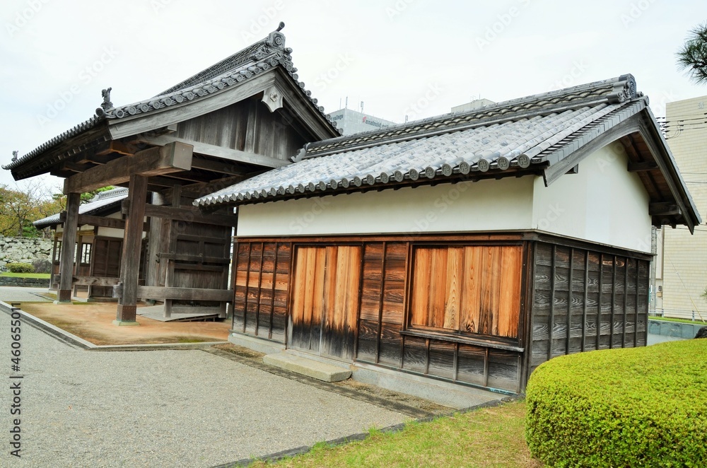 徳島城 鷲の門	