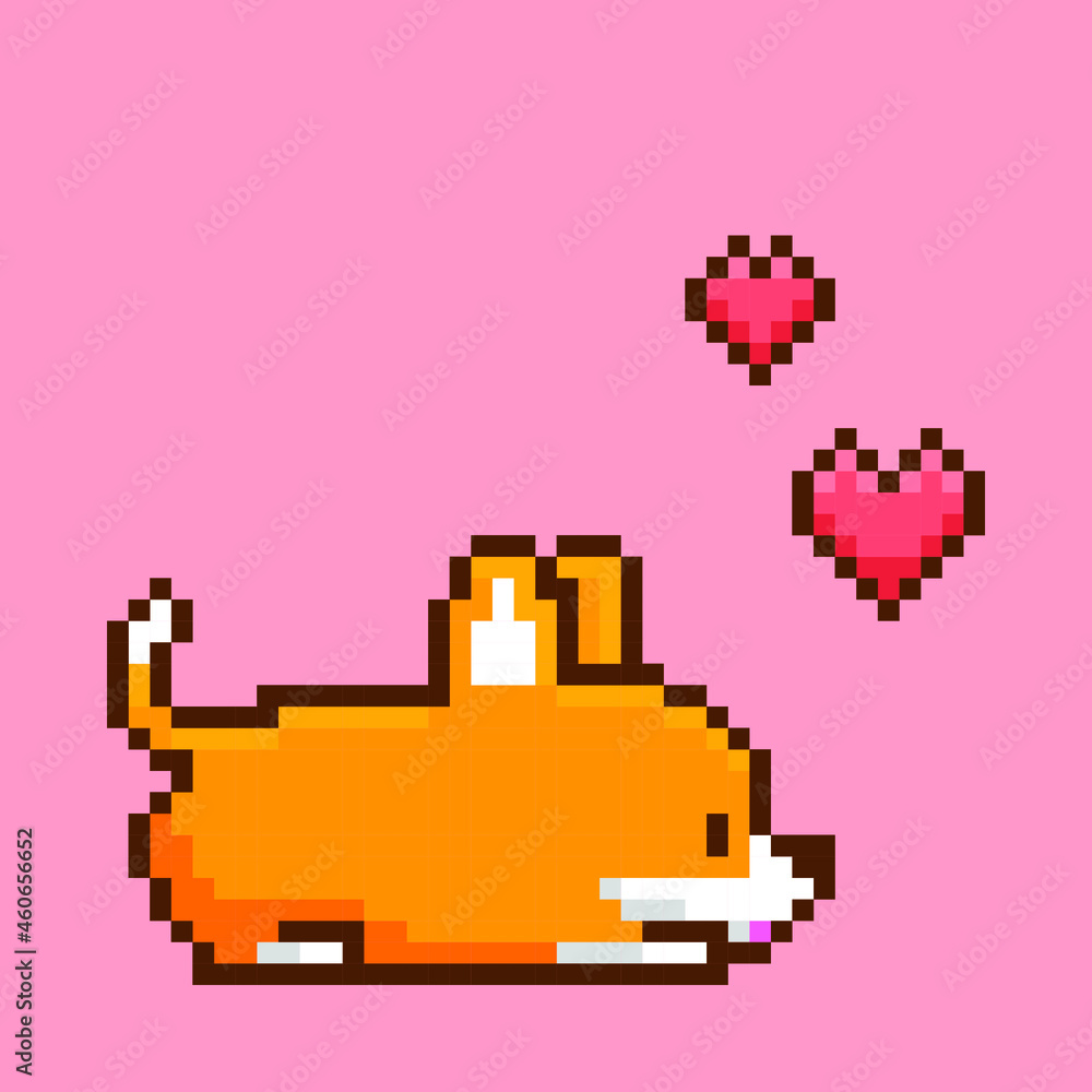 Dog Pixel Art Character Design Dog Pixel Art Character Design
