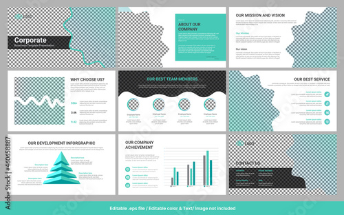 Corporate or Pitch deck PowerPoint Presentation Template 