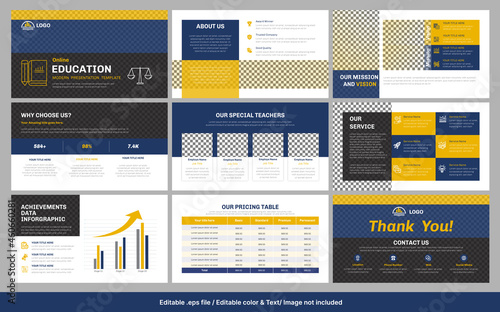 Online Education Modern PowerPoint Presentation Template
