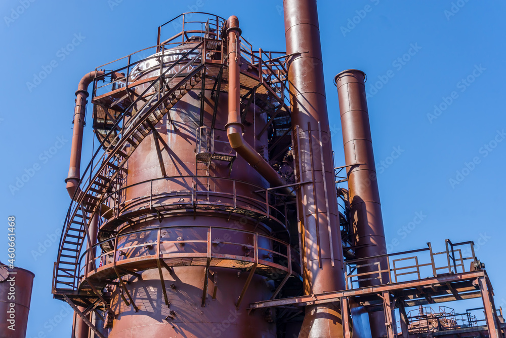 Obraz premium Gasworks Park Structures 11