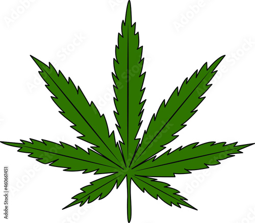 cannabis leaf