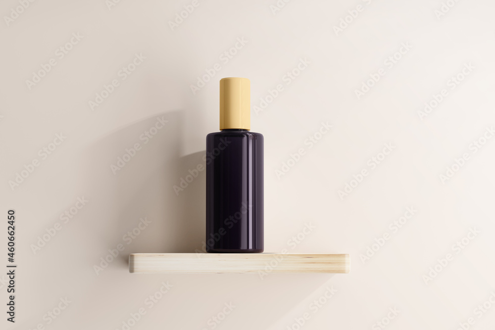 Obraz premium UV Ultra Violet Glass Cosmetic Bottle