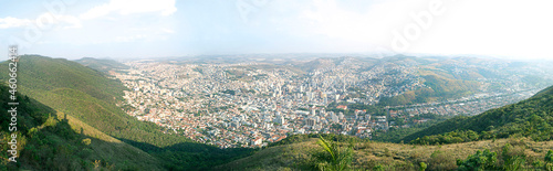 Panoramic view of the city of Poços de Caldas, Sao Paulo, Brazil, September 20, 2021