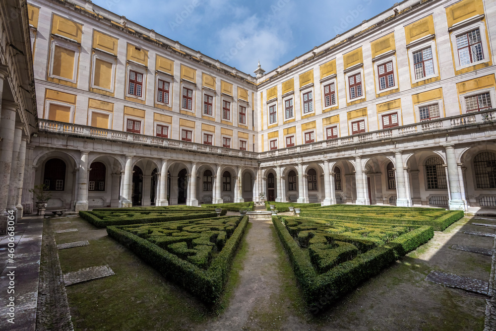 Palace of Mafra cloister - Mafra, Portugal