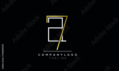 Abstract Letter A7 Vector Logo Design Template photo