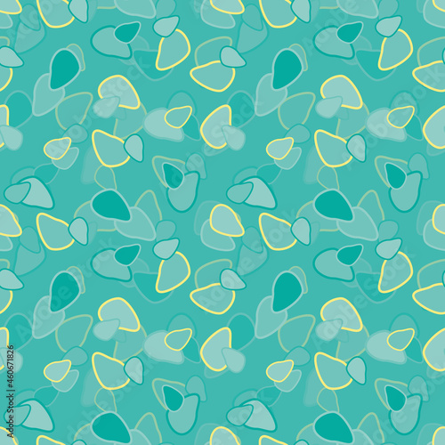 Interesting Abstract baby green vector pattern design 