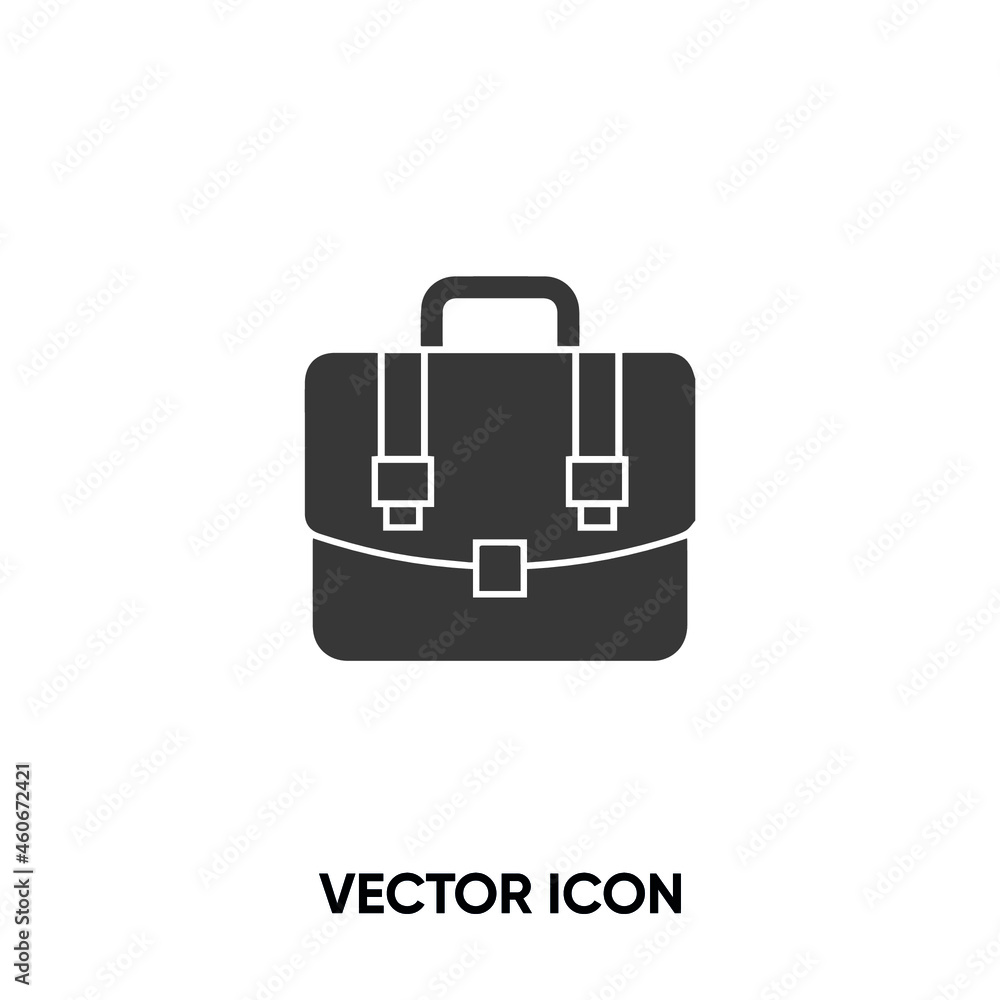 Briefcase vector icon. Modern, simple flat vector illustration for website or mobile app.Bag,portfolio and suitcase symbol, logo illustration. Pixel perfect vector graphics Briefcase vector icon. Modern, simple flat vector illustration for website or mobile app.Bag,portfolio and suitcase symbol, logo illustration. Pixel perfect vector graphics