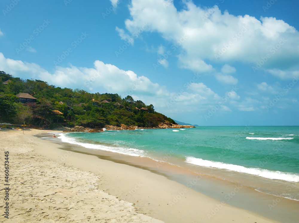 Beach strip on the ocean. Rest in Thailand
