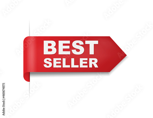 Bestseller labels.Vector illustration isolated on white background.