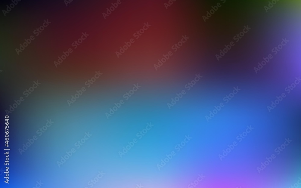 Fototapeta premium Dark pink, blue vector blur drawing.