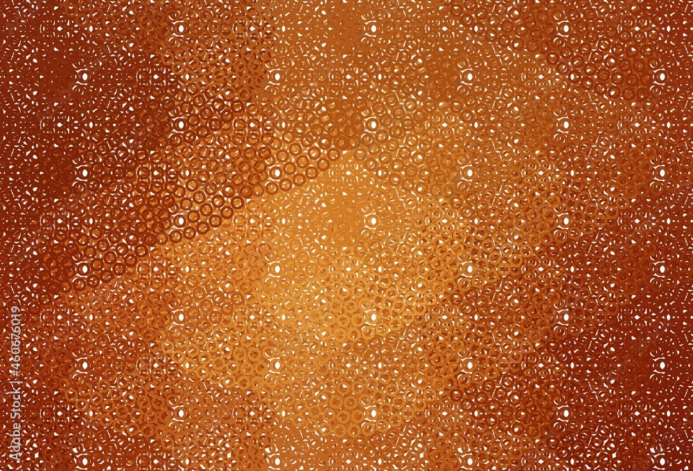 Light Orange vector background with bubbles. Light Orange vector background with bubbles.