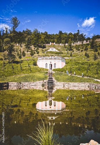 fountain in the garden