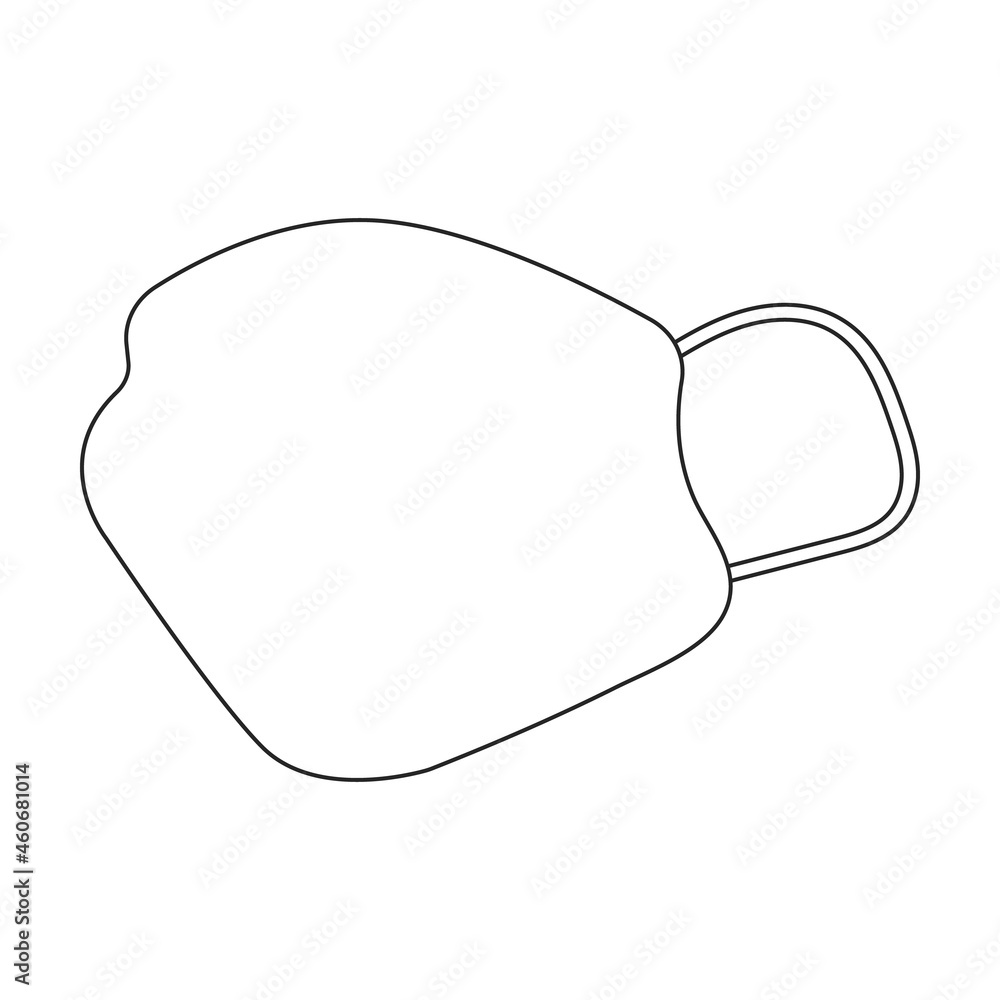 Mask medical vector outline icon. Vector illustration protection face of doctor on white background. Isolated outline illustration icon of mask medical . Mask medical vector outline icon. Vector illustration protection face of doctor on white background. Isolated outline illustration icon of mask medical .