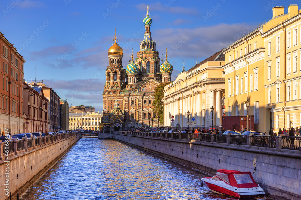 Obraz premium Saint Petersburg. Russia1: Church of the Savior on Blood