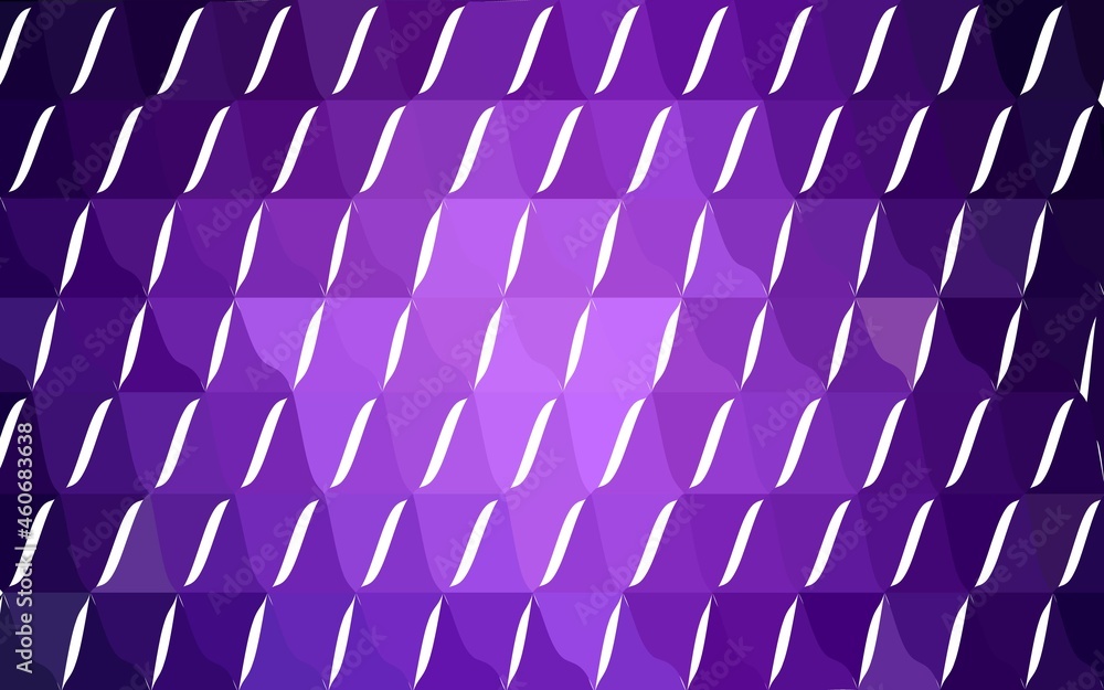 Fototapeta premium Dark Purple vector polygonal illustration, which consist of triangles. Triangular design for your business. Creative geometric background in Origami style with gradient