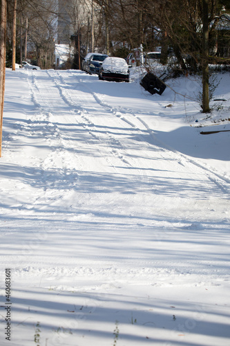 Tire Tracks in the Snow © Brandy McKnight