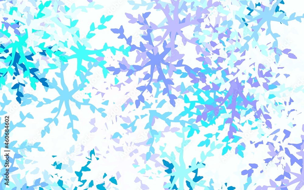 Light Blue, Green vector backdrop with memphis shapes. Light Blue, Green vector backdrop with memphis shapes.
