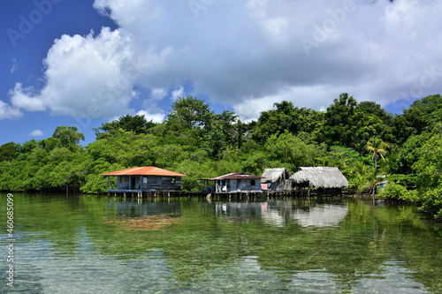 Paisaje de la isla caribeña de Bocas del Toro, en el noroeste de Panamá