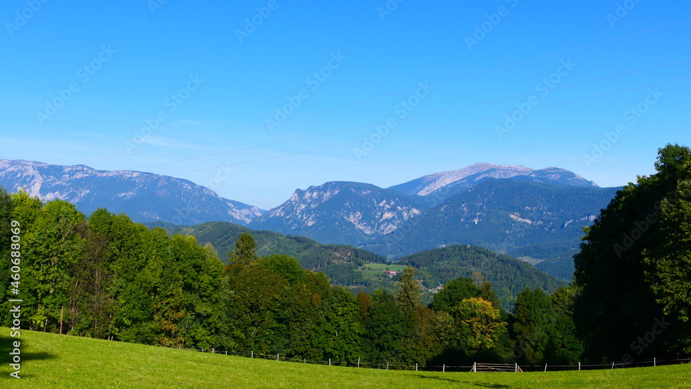 Landschaft in den Wiener Alpen