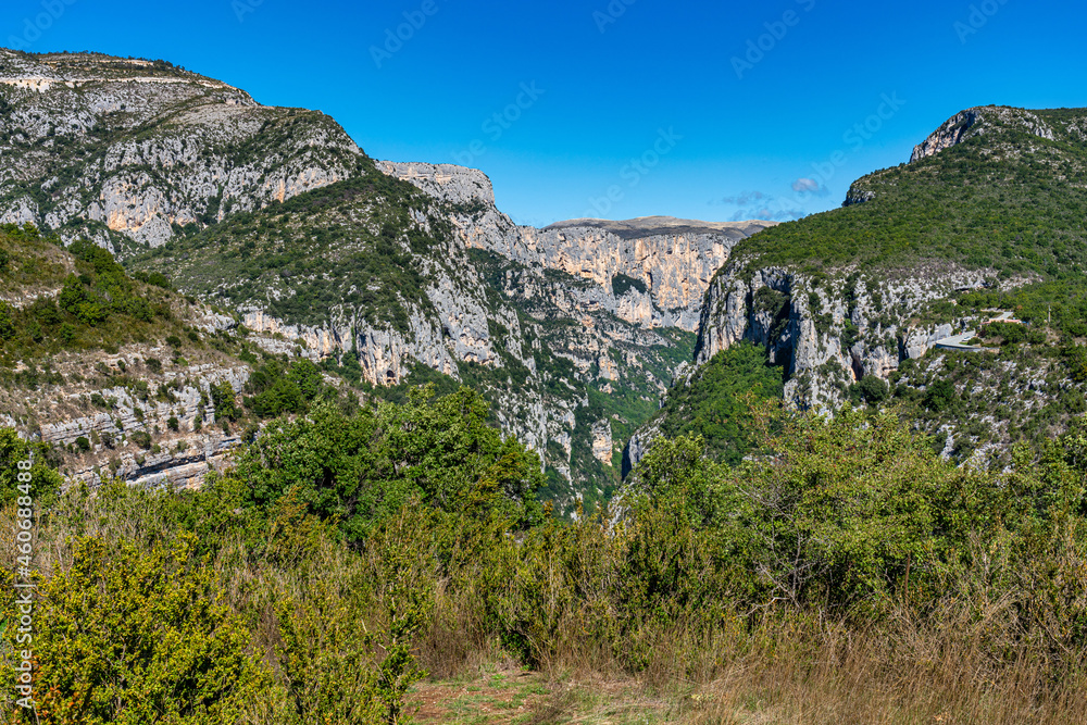 Fototapeta premium Verdon Gorge, Gorges du Verdon in French Alps, Provence, France