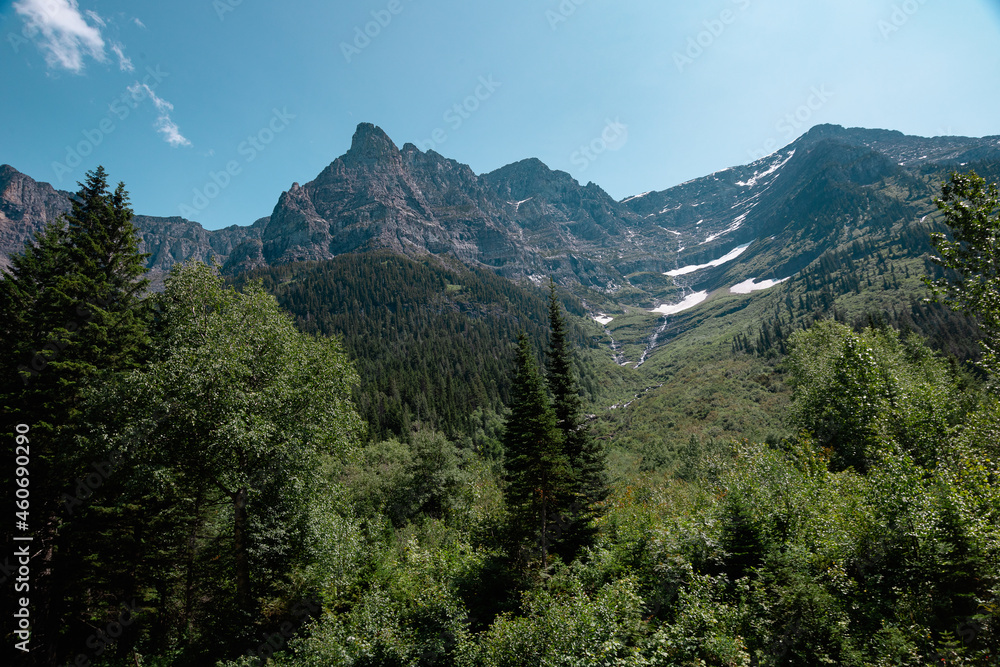 Glacier National Park Mountains 