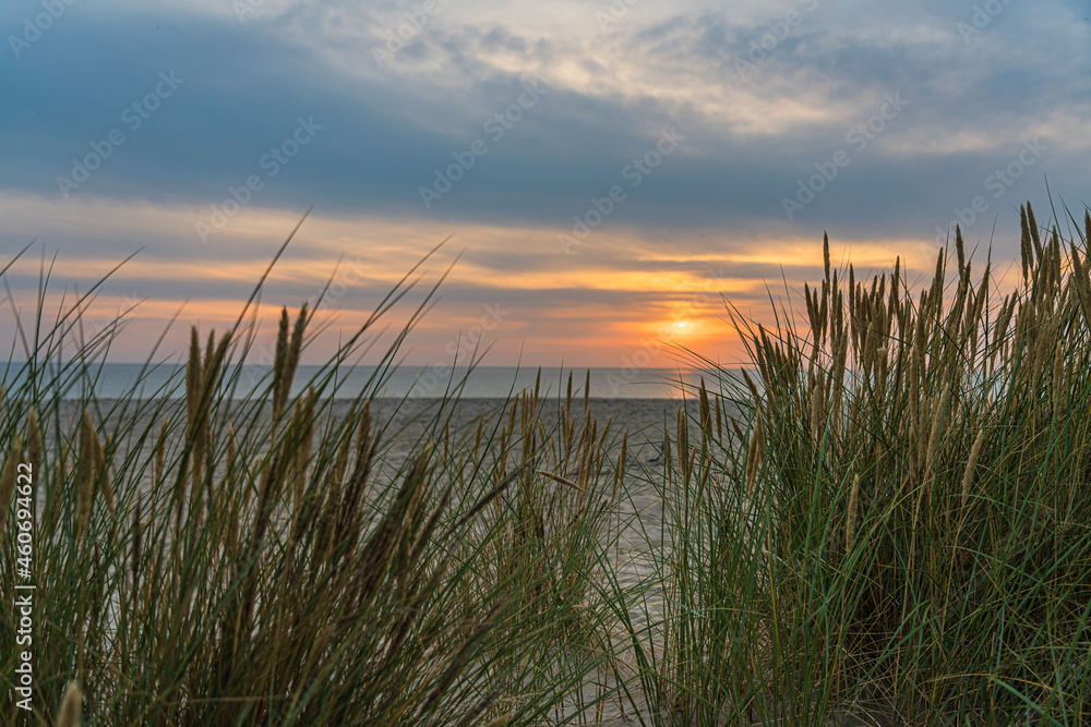 Sunset on the shores of the Baltic Sea Sunset on the shores of the Baltic Sea