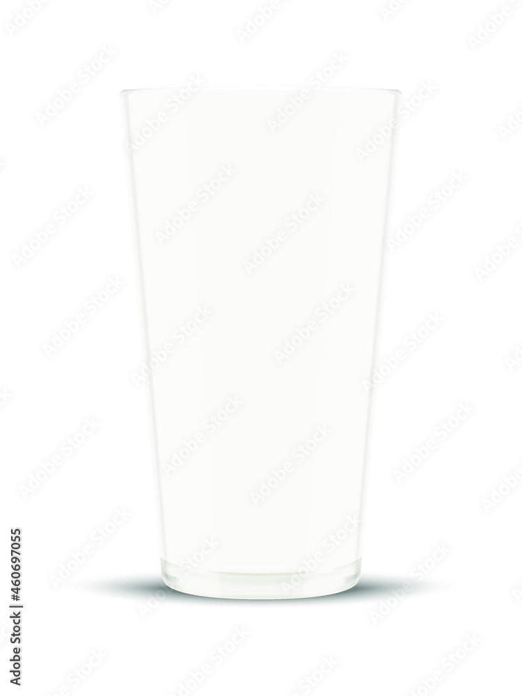 empty glass isolated on white empty glass isolated on white