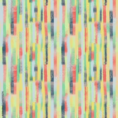 Abstract seamless geometric pattern with textured vertical lines of different colors. For packaging, fabric, textiles, banner, website