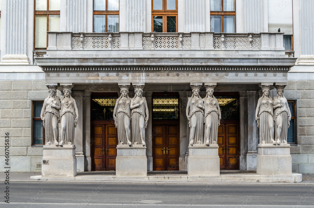 Architecture detail in Vienna, Austria Architecture detail in Vienna, Austria