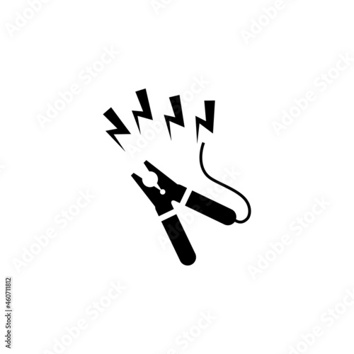 Electricity, wire cutters icon in Safety set