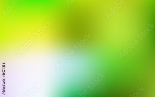 Light green, yellow vector blurred backdrop.