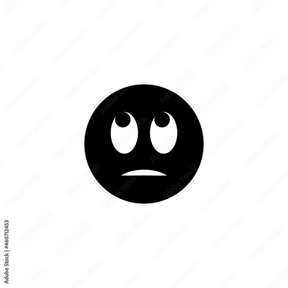 Fototapeta premium emoji don't know icon in emoji set
