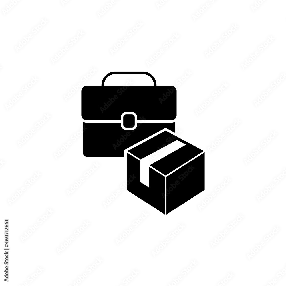 Diplomat, parcel icon in Supply chain set Diplomat, parcel icon in Supply chain set