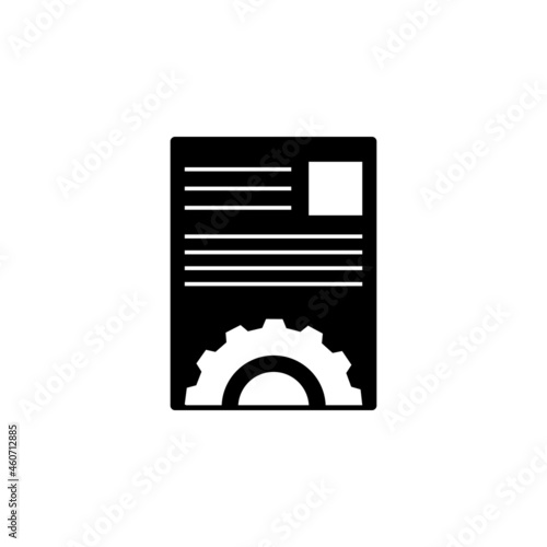 List, gear icon in Supply chain set