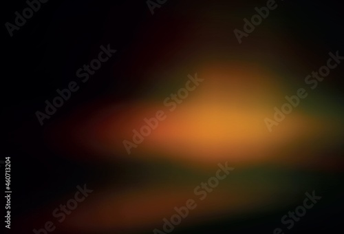 Dark Orange vector abstract blurred background.