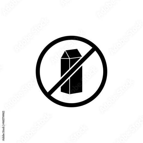 milk banned icon in Vegan set