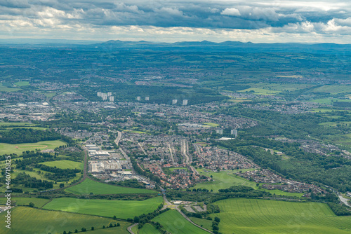 aerial view of the city