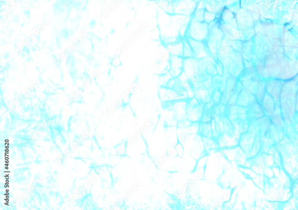 Fondo neurociencia azul con textura ondas, neuronas, agua.